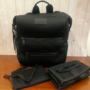 Dagne Dover Indi Air Mesh Large Diaper Bag Backpack Luggage Sleeve Stroller Clip
